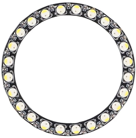 Tablero De Lámpara De Anillo LED RGB, Luz De Techo De Anillo, 24 Bits SK6812 32 Colores Deslumbrantes Y Luz Circular De Anillo LED Blanca Fluorescente