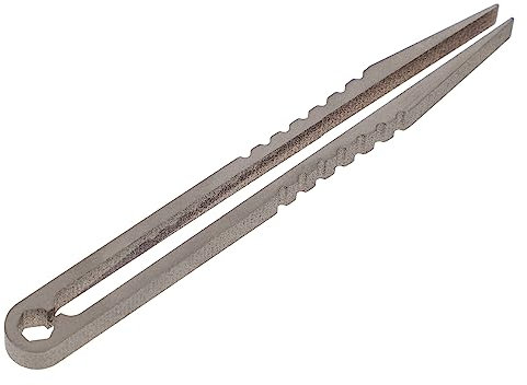 WHAMVOX Mini Portable Titanium Alloy Tweezers Lightweight Survival Clip for Outdoor Camping Travel