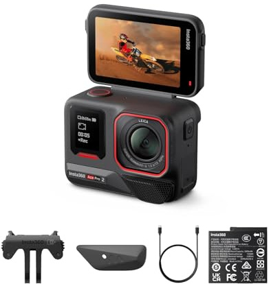 Insta360 Cámara de acción Ace Pro 2-8K codiseñada con Leica