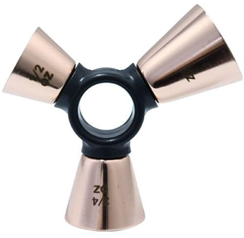 Jigger Triple Jigger Cócteles Con 3 Medidas Medidas De Bebidas De Acero Inoxidable Barra De Alcohol Herramientas De Jigger Medidoras For Bartending Taza Medidora De Alcohol Barra Vertido Preciso