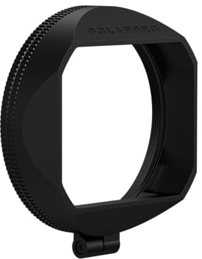 PolarPro - MagFlip Hood - Magnetische Flip-Down-Haube für Filterzugang - 28mm + 43mm - Leica Q3 - Schwarz