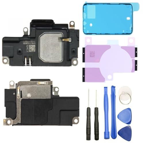 Altoparlante di ricambio per iPhone 12 Pro Max (6,7 pollici) Altoparlante Suoneria Buzzer Unit Plus Adesivo & Strumenti