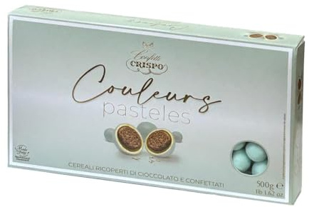 Generico Confetti CRISPO Couleurs Pasteles Colore Acquamarina Pastello 500 gr