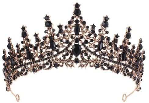 Krone Damen Königin Prinzessin Kostüm Tiara Rapunzel Kostüm Damen Mädchen Kristallkrone Strass Stirnband Prinzessinnenpartys Festzug Hochzeitsfeier Hochzeit Prom Geburtstag