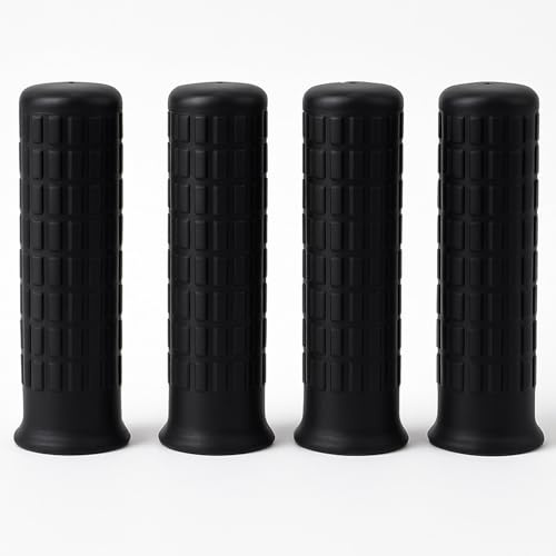 Vixzoid 4 STK Schubkarrengriffe 30mm rutschfest Griffe für Schubkarre | Ergonomische Ersatzgriffe mit rutschfester Oberfläche, passend für Schubkarre, Sackkarre und Bollerwagen Schiebegriff