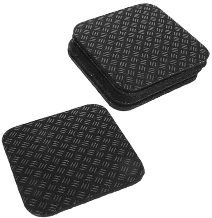 SUPVOX 6pcs Anti-vibration Silicone Pads for Exercise Bikes and Elliptical Machines Non-slip Thick Treadmill Mat for Floor Protection and Noise Reduction in Home Gym
