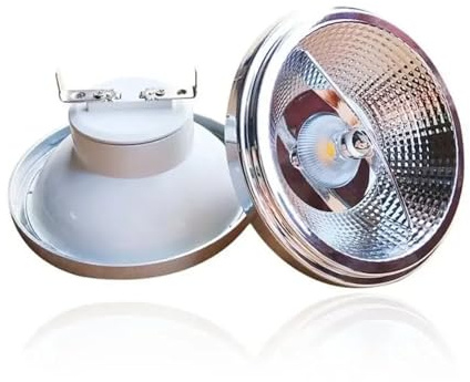 eufeifeiegds AR111 LED Light Dimmable 12W COB GU10 G53 Reflectorlamp QR111 ES111 Bulb 12V AC DC(Warm White 3000K)