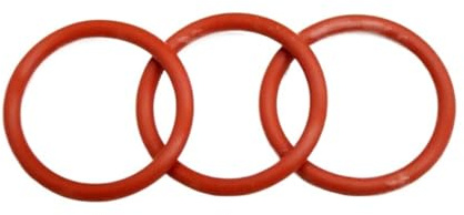 VMQ roter O-Ring, Außendurchmesser 36–80 mm, Dicke 1–2,4 mm(OD 38mm 10pcs,1.5mm)