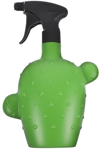 Garneck Arrosoir Jardin 700 ML Forme Cactus en Plastique Coloré, Vaporisateur d'eau Portatif pour Plantes D'intérieur et Extérieur, Pulvérisateur à Main pour Arrosage Précis et Entretien