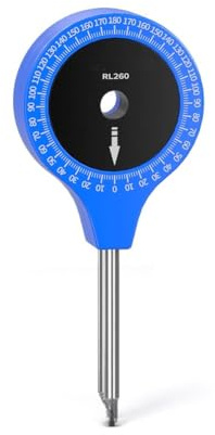 Moliuoly Risk Bike Fitting Tool vinkelmätare för knäled för att optimera sittpositionen vid vägcykel och mountainbike exakt mätanordning för cykelposture kompakt och lätt 143 x 64 x 20 mm blå