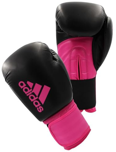 adidas Boxhandschuhe Hybrid Head Guard, Black/Shock Pink, 10