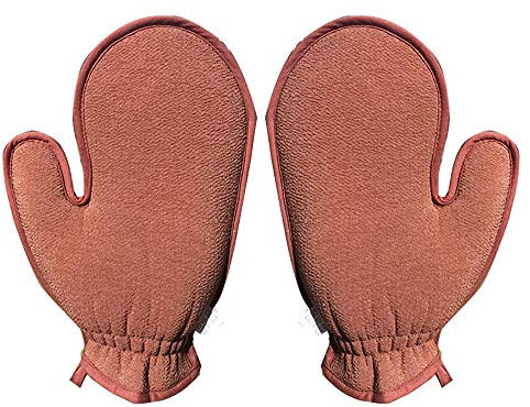2Pcs Exfoliating Bath Mitt Gloves Rubbing Shower Towel Baths Sponges Scrubber Unisex Scrubbing Artifact