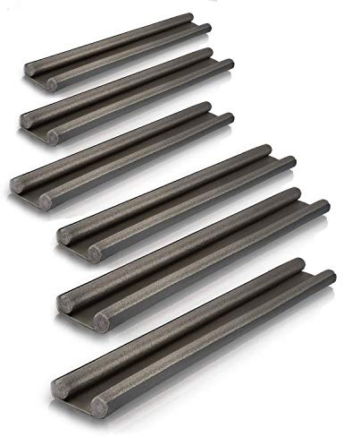 Meisterfaktur Zugluftstopper für Türen - Für alle Türen - Idealer Tür Zugluftstopper für eine effektive Dichtung gegen Zugluft, Lärm & Kälte (6 Stück (grau))