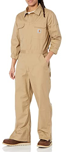 Carhartt Rugged Flex canvas overall, mörk kaki, liten