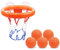 Vicloon Bath Basketball Hoop & Balls Set - 5 Balls Included, Bathtub Basketball Hoop with Strong Suction Cup, Fun Toddler Bath Toys