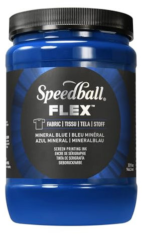 Flex Screen Printing Fabric Ink Mineral Blue 32oz