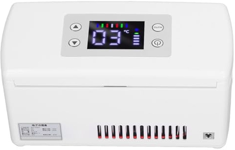 gernie Custodia Frigo per Insulina,Scatola Frigo Portatile Ricaricabile per Diabetici Mini Frigorifero per Farmaci con Display LCD Mini Frigorifero per Medicinali,Scatola per Diabetici