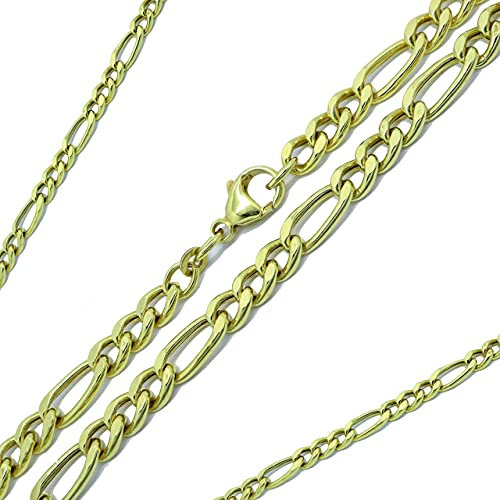 G & J Figaro Armband 19cm, 5,2mm 333 8K Gelbgold 2,87g Made in Germany