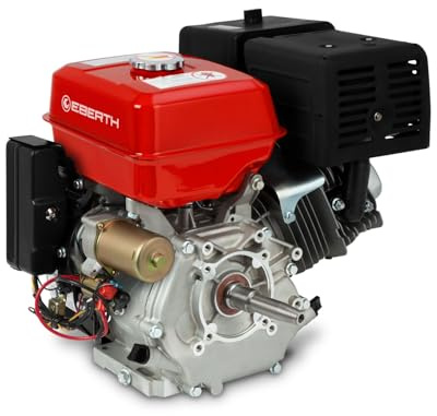 EBERTH 15 CV 11,03 kW moteur à essence, arbre conique de 22 mm Ø, dém. électrique, Batterie 17ah 12V, karting, sécurité manque d'huile, 4 temps, 1 cylindre, 420 ccm de cylindrée, refroidissement à air