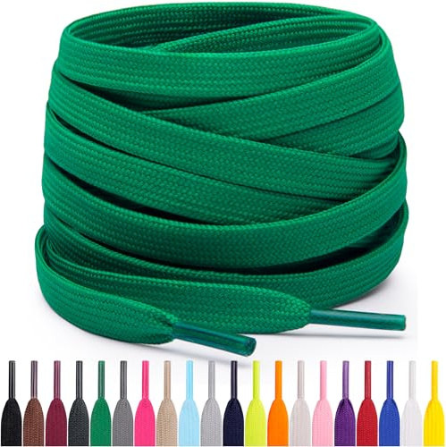 Miscly Lacets Plats Pour Baskets, Plusieurs Longueurs et Couleurs Disponibles