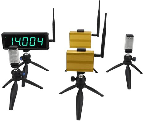 Luocute Minuterie, Chronomètre de Minuterie de Course alimenté par Batterie pour l'horloge de Course de Sprints de Moto de Vélo D'athlétisme de Patinage