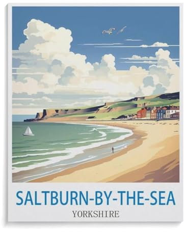 1000 Piece Jigsaw Puzzle for Adults，Saltburn by The Sea Yorkshire，paper Puzzle - for Adults Teens Educational Toys Gifts（38x26cm）-M3