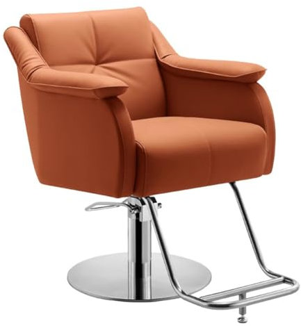 Klassischer moderner professioneller Friseurstuhl mit hydraulischer Pumpe, für Haarstylisten, Friseursalon, Schönheitssalon, 360° drehbar, ideal für Friseursalon, Styling-Ausrüstung