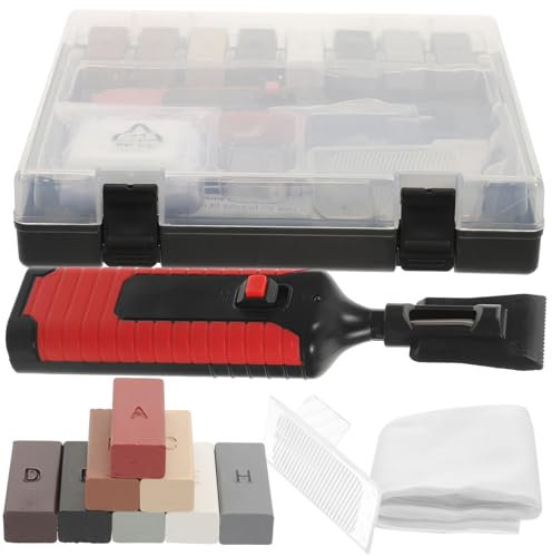 NUOBESTY Kit Riparazione Per Piastrelle in Porcellana Stucco Per Pavimenti in Laminato e Riparazione Piccoli Danni o Graffi Casa