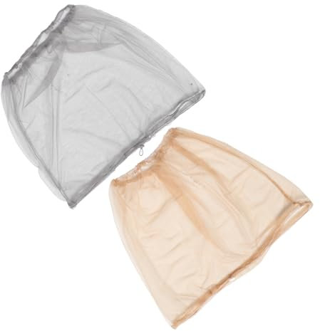 ibasenice 2pièces Chapeau Moustiquaire avec Filet de Tête Maille Filet Professionnel Portable Accessoire de Randonnée pour Jardinage