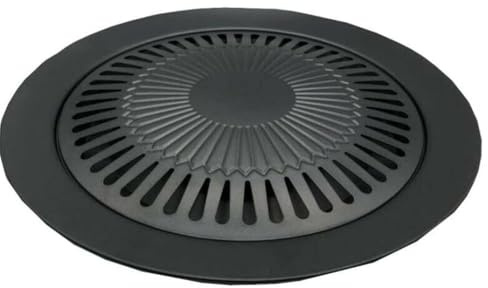 Grillplatte für Raketenofen, Grillplatte Universal 32 cm für Camping Gaskocher Grillaufsatz BBQ Kochplatte, Leicht zu reinigen, für Fleisch und kleine Grillstücke