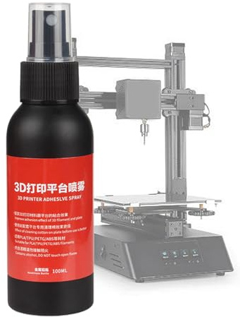 Sghtil Adhesivo para impresora 3D, 100 ml, spray adhesivo duradero para impresión 3D, fijación y cuidado del modelo