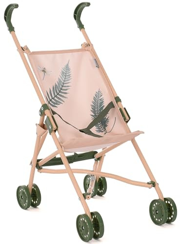 Roma Dolls Pram & Umbrella Buggy Range | First Baby Doll Stroller & Pushchair Toy for Toddlers Ages 2+ | Fits Dolls up to 20 Inches (Rupert Primrose, RHS Fern, Teddy) (RHS Fern)