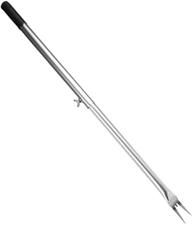 Sharplace Faucille de désherbage Outil de désherbage Désherbeur de digitaire Pelouse Jardin Jardinage Manuel Cour Faucille à Herbe Travail Rapide Outil de, 52 Cm à 78 Cm