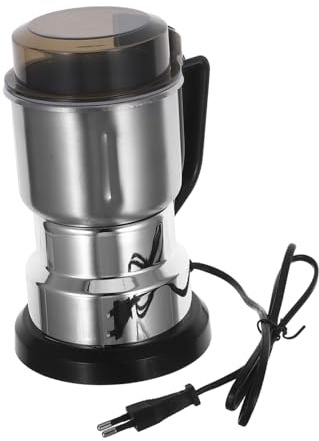 BIUDECO Moulin à Grains Électrique 600g Compact Acier Inoxydable Puissant Pour Céréales Café Épices Broyeur Rapide Usage Domestique Multifonction Avec Lames Inox Et Design Portable