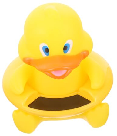 FUNOMOCYA Badethermometer Schwimmend mit Cartoon Enten design Digitales Wassertemperaturmessgerät für Badewanne und Pool Sicheres Badespielzeug für Junge Mädchen Einfach Ablesbar und