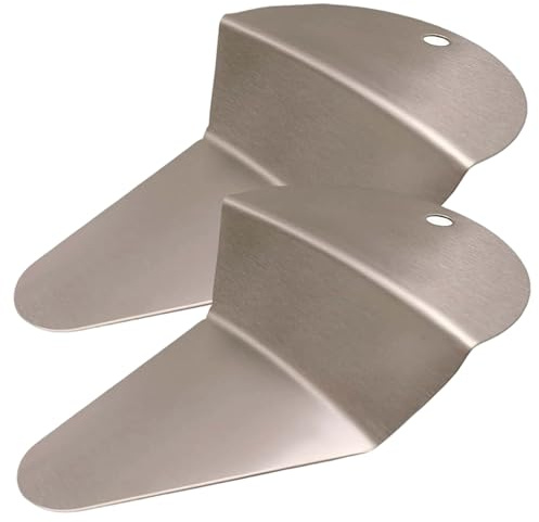 Spatola per torta First Slice 2 pezzi Spatola per torta in acciaio inossidabile a forma di ventaglio, antiaderente e facile da pulire, per fette ordinate, torte e dessert in cucina