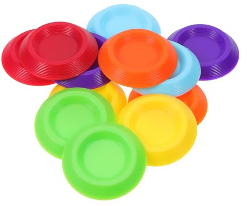 UPKOCH Ciotole Rotonde Colore Casuale 12 Pezzi in Plastica Supporto Nutrizione Equilibrata e Facile Pulizia per Alimentazione Insetti e Rettili, per Terrari