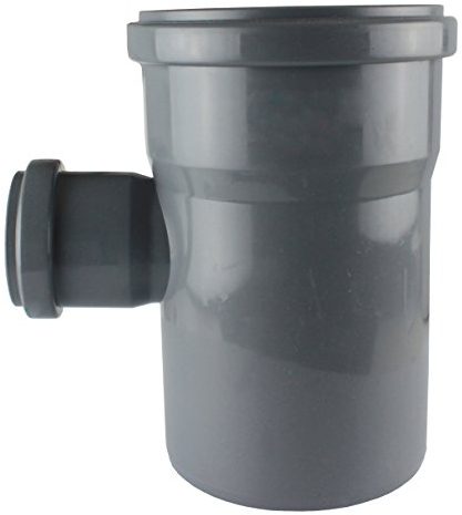 MKK - 19558-003 - Raccordo HT PP DN 40-110, raccordo a T 90°, derivazione di colore grigio DN 75 su DN 50