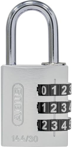 ABUS | Zahlenschloss | Aluminium | 144/30 Lock-Tag | VE 6 Stk | silber
