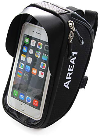 Area1 Fahrradtasche Fahrrad Handytasche mit Touchscreen Fahrrad Lenkertasche Fahrrad Rahmentasche wasserfest