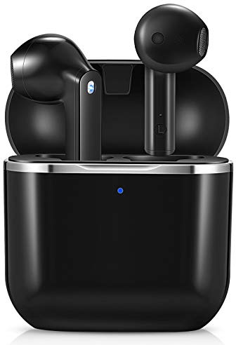 yobola Bluetooth Kopfhörer In Ear, Kopfhörer Kabellos HiFi Stereoklang, IPX5 Wasserdicht Kabellose Kopfhörer Touch Control, Bluetooth 5.1 Earbuds, Eingebautes Mikrofon, für Smartphone