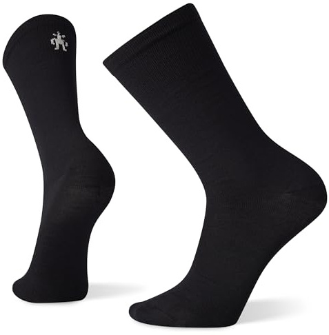 Smartwool Men's Hike Classic Edition Zero Cushion Liner Crew Hiking Socks, Black, M UK