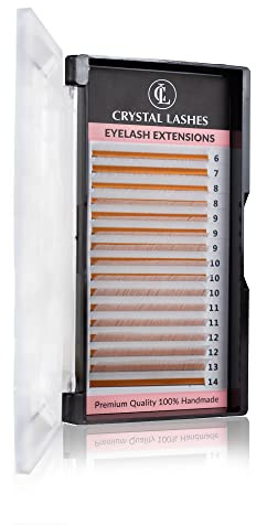 Wimpern EXTREME VOLUME CRYSTAL LASHES MIX 0.07 Mix 6-14mm C weiß