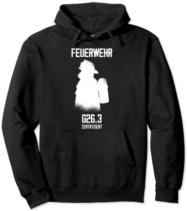 Feuerwehr - Atemschutzgeräteträger G26.3 zertifiziert Pullover Hoodie
