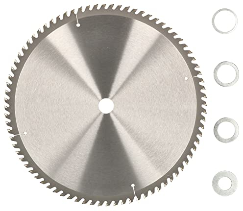 Kotarbau® Lama per sega in metallo duro per taglio del legno, a 80 denti, con diametro da 400 mm + anelli riduttori