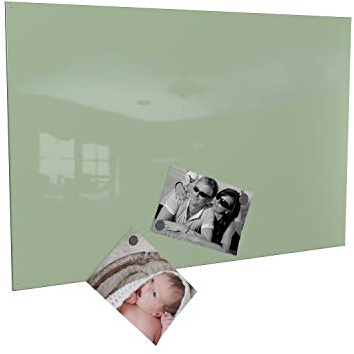 Magnettafel Magnetwand (verschiedene Größen und Farben) inklusive 10 Magnete - Made in Germany (50 x 110 cm, mint)