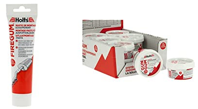 Holts Firegum Tube 150gr & Mastic Échappement Gun Gum 200gr