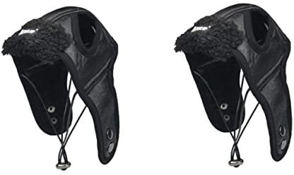 FRCOLOR 2stücke Pet Kostüm Fliegermütze Für Hunde Und Katzen Kreative Tierverkleidung Schwarz XL Für Partys Und Mit Einfachem Design Für Aufmerksamkeit