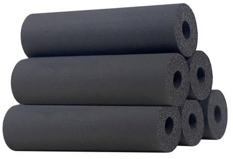 Rohrleitung Isolierung,Isolierung Rohrleitung,Kautschuk Rohrisolierung,Wärmeerhaltung ,6mm~60mm Innendurchmesser,Für Rohrisolierung Außen ( Größe : ID48mmxT15mmxL1.9m )