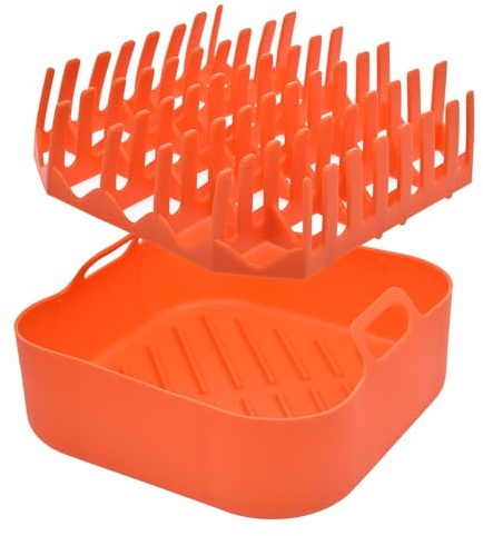 Silicone Bacon Cooker for Oven, Non-Stick Bacon Tray Air Fryer Cooking Rack, Air Fryer Bacon Cooker Silicone, Kitchen Accessories for Air Fryers